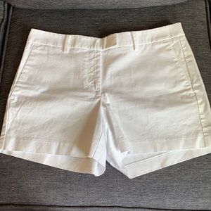 Ann Taylor White 6 Petite City Shorts